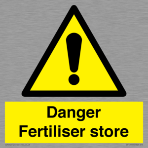 Danger Fertiliser store